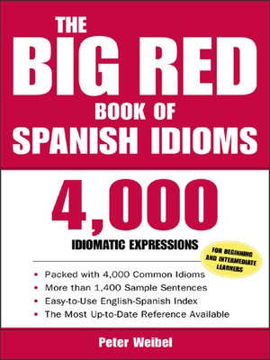 cover image of The Big Red Book of Spanish Idioms